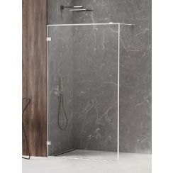 New Trendy Avexa inloopdouchewand 100 cm chroom glans/helder glas EXK-2508