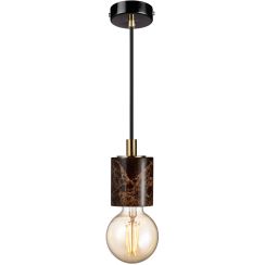 Nordlux Siv hanglamp 1x60 W zwart-bruin 45883018