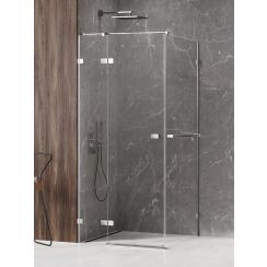 New Trendy Avexa douchecabine 120x70 cm rechthoekig chroom glans/helder glas EXK-2407