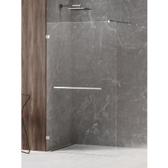 New Trendy Avexa inloopdouchewand 80 cm chroom glans/helder glas EXK-2516