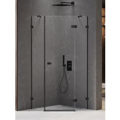 New Trendy Avexa Black douchecabine 80x80 cm zwart mat/helder glas EXK-3874