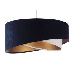 BPS Koncept Galaxy hanglamp 1x60 W wit-gouden-marineblauw 060-091