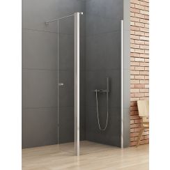 New Trendy New Soleo inloopdouchewand 80 cm chroom glans/helder glas K-0342