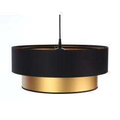 BPS Koncept Duo ellegant hanglamp 1x60 W zwart-gouden 061-044-40