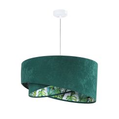 BPS Koncept Galaxy hanglamp 1x60 W groen-patroon 060-4-436