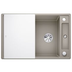 Blanco Axia III 45 S spoelbak van graniet 78x51 cm beige 523190