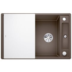 Blanco Axia III 45 S spoelbak van graniet 78x51 cm bruin 523192