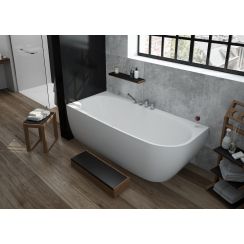 Hoesch iSensi aan de muur gemonteerd bad 170x75 cm rechthoekig wit 3814.010