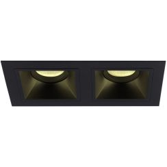 MaxLight Hit II ingebouwde lamp 2x50 W zwart H0091
