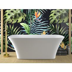 Besco Assos vrijstaand bad 160x70 cm rechthoekig wit #WMMB-160-AKG
