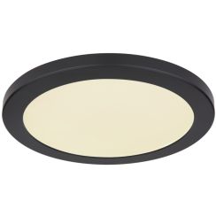 Globo Lighting Lasse plafond 1x24 W wit-zwart 12379-24B