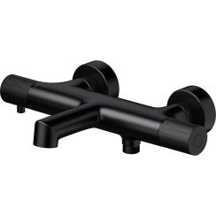 Cersanit Zen bad- en douchekraan wand met thermostaat zwart S951-566
