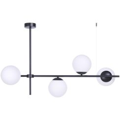 Kaja Vuelta plafondlamp 4x40 W wit-zwart K-4736