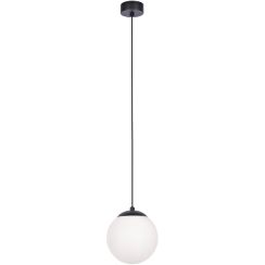 Kaja Savoy hanglamp 1x40 W wit-zwart K-4921