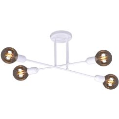 Kaja Sitya White plafondlamp 4x60 W wit K-4392