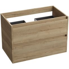 LaVita Minnesota kast 80.5x46x54.2 cm hangend onder de wastafel eik 5900378324409