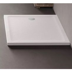 New Trendy Mild Stone rechthoekige douchebak 90x70 cm wit B-0544