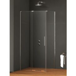 New Trendy Smart douchecabine 110x100 cm rechthoekig chroom glans/helder glas EXK-4027