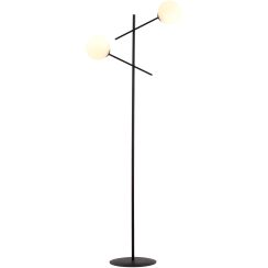 Emibig Linear staanlamp 2x10 W wit-zwart 1169/LP2