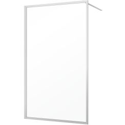 Sealskin Contour inloopdouchewand 90 cm geborsteld/helder glas CDA30886325100