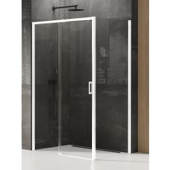 New Trendy Prime White douchecabine 150x100 cm rechthoekig wit mat/helder glas D-0410A/D-0221B