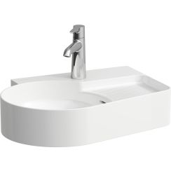 Laufen Val wastafel 53x31 cm klassiek wit glans H8162884001061