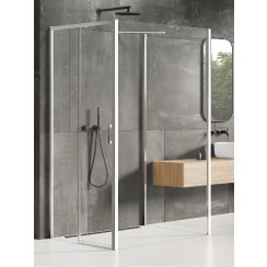 New Trendy Prime douchecabine 120x110 cm rechthoekig chroom glans/helder glas K-1579