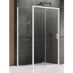 New Trendy Prime White douchecabine 160x90 cm rechthoekig wit mat/helder glas K-1382