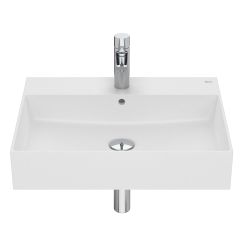 Roca Inspira wastafel 60x49 cm rechthoekig klassiek wit mat A32752C620