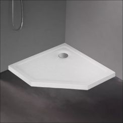 New Trendy Mild Stone rechthoekige douchebak 80x80 cm zwart B-0581