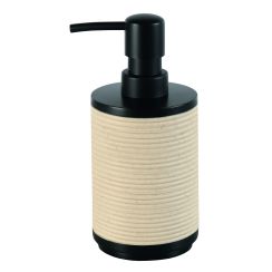 Kleine Wolke Runa zeepdispenser 350 ml zwart-beige 8087202854