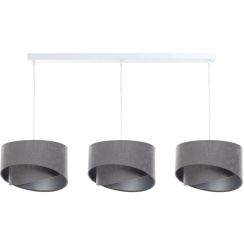 BPS Koncept Galaxy hanglamp 3x60 W wit-grijs/askleur-zilveren 060-L3-013