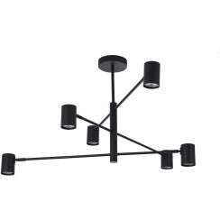 Light Prestige Snow plafondlamp 6x50 W zwart LP-731/6PBK