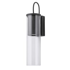 Light Prestige Manacor wandlamp 1x50 W zwart-doorzichtig LP-232/1WBK