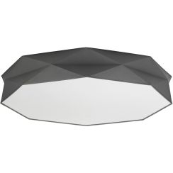 TK Lighting Kantoor plafond 6x15 W wit-grafiet 4223