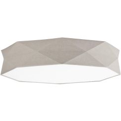 TK Lighting Kantoor plafond 6x15 W wit-beige 6196