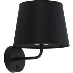 TK Lighting Maja wandlamp 1x15 W zwart 1884