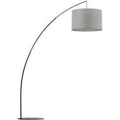 TK Lighting Mona staanlamp 1x15 W zwart-groen 5488