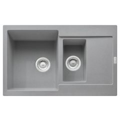 Franke Maris spoelbak van graniet 78x50 cm grijs/grafiet/onyx 114.0675.988