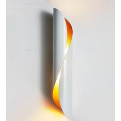 Abigali Drill wandlamp 2x40 W wit-gouden KGG2E14-W