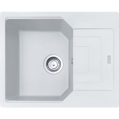 Franke Urban spoelbak van graniet 62x50 cm wit 114.0687.265