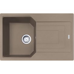 Franke Urban spoelbak van graniet 78x50 cm bruin 114.0687.271
