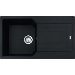 Franke Urban spoelbak van graniet 86x50 cm zwart 114.0687.287