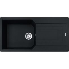 Franke Urban spoelbak van graniet 100x50 cm grijs/grafiet/onyx 114.0687.290