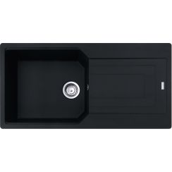 Franke Urban spoelbak van graniet 100x50 cm zwart 114.0687.294