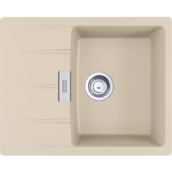 Franke Centro spoelbak van graniet 62x50 cm beige 114.0687.314