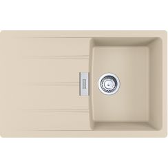 Franke Centro spoelbak van graniet 78x50 cm beige 114.0687.319