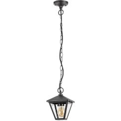 Rabalux Paravento hanglamp voor buiten 1x40 W zwart 7149
