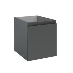 Oltens Vernal kast 40x45.6x47 cm hangend onder de wastafel grafiet mat 60018400