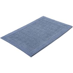 Kleine Wolke Net badkamermatje 120x70 cm rechthoekig blauw 9171746225